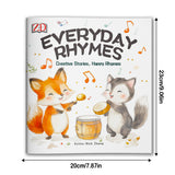 Rhyming picture book for creative stories listening skills and early language