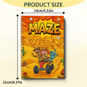 Longer desert maze pages for ages 6 to 9