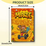 Longer desert maze pages for ages 6 to 9