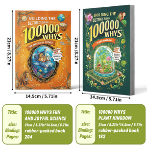 100000 Whys Plant Kingdom Science Book for + Building the Ultimate Brain 100000 Whys Sc: 2-Book Set bundle detail image, image 2, bundle ISBN 9798900667034