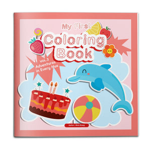 My First Connect the Dots and Coloring Book for kids cover