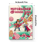 Printed Christmas storybook with festive fantasy illustrations for family reading