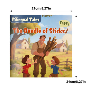 English-Spanish bilingual moral tale reader for kids