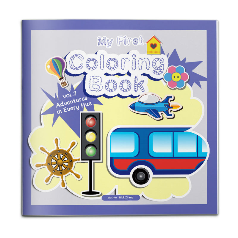 My First Activity Coloring Book for Little Hands cover