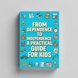 From Dependence to Independence for Kids product image 6 showing printed book details for screen-free reading and learning