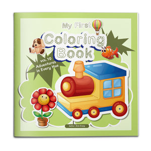 My First Connect the Dots Coloring Book, Kids Drawing Activity Book for Toddlers and Preschool Children, Creative Learning and Early Pencil Practice