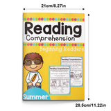 Children's reading workbook for short passages and question answering