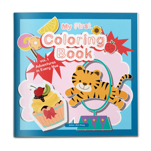 Adventures in Every Hue Vol 1 coloring book for kids cover