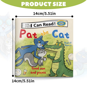 Children's learn-to-read books featuring Pat the Cat and simple sentences