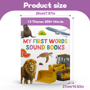 Toddler sound book for vocabulary building, sound recognition, and early learning