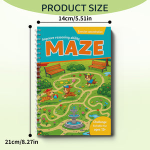 Hard dog adventure maze pages for ages 12 plus