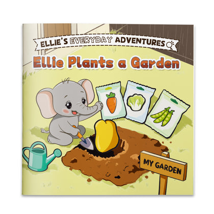 Ellie Plants a Garden children's picture book cover