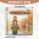 Children's picture book about father-child bonding, love, and everyday family moments