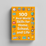 100 Real-World Skills for Home School and Life product image 6 showing printed book details for screen-free reading and learning