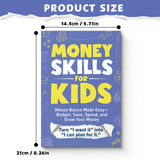 Children's money planning book about saving, spending, budgeting, and financial literacy