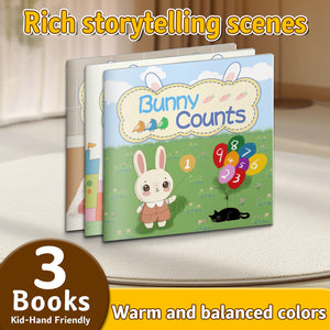 Bunny Counts Early Learning Book for Kids + Bunny Finds Shapes Early Learning Book + Bunny Sorts and Matches Early Learning Boo: 3-Book Set bundle detail image, image 2, bundle ISBN 9798900666952