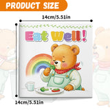 Children's daily routine book set about hygiene, getting dressed, bath time, and potty training