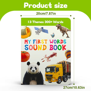 Toddler sound book for first words, listening learning, and preschool vocabulary