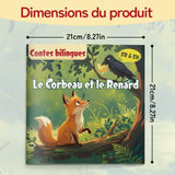 French-English bilingual animal fable reader for kids