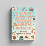 Paperback mockup of teen girl puberty and confidence book