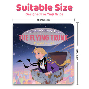 Suitable size view of The Flying Trunk bilingual storybook for kids