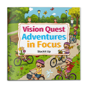 Vision Quest Adventures in Focus – 6-Book Puzzle Set: Fun and Engaging Brain Games for Kids