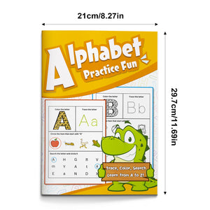 Early learning workbook with trace color and search activities