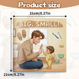 Toddler picture book about big and small size concepts and early vocabulary