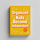 Organized Kids Become Independent product image 6 showing printed book details for screen-free reading and learning