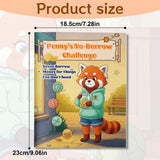 Children's financial literacy story about smart spending, saving habits, and self-control