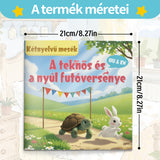 Hungarian-English bilingual animal fable reader for kids