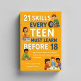 Paperback mockup of practical life skills book for teens