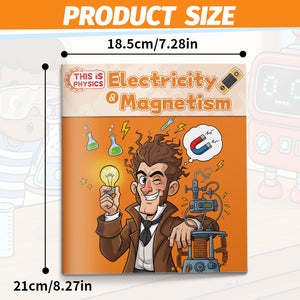 Children's physics book set covering matter, energy, sound, light, heat, electricity, magnetism, forces, and motion