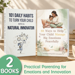 88 Ways to Help Your Child Manage Big Emot + 101 Daily Habits for Young Innovators: 2-Book Set bundle detail image, image 2, bundle ISBN 9798904661021