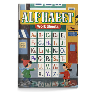 Alphabet Worksheets upper and lowercase cover