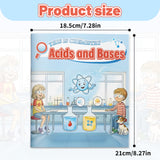 Children's chemistry science book about acids, bases, reactions, and pH concepts