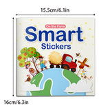Farm theme sticker activity book for kids with animal discovery