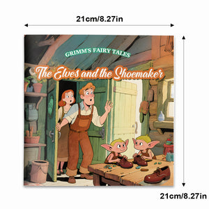 Children's Elves and the Shoemaker fairy tale picture book for family reading and imagination