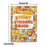 Sticker sheets for matching people animals foods and objects