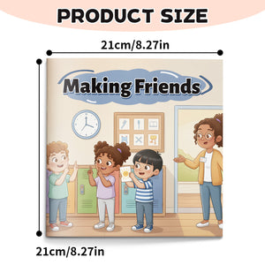 Children's picture book about friendship, kindness, and classroom social skills