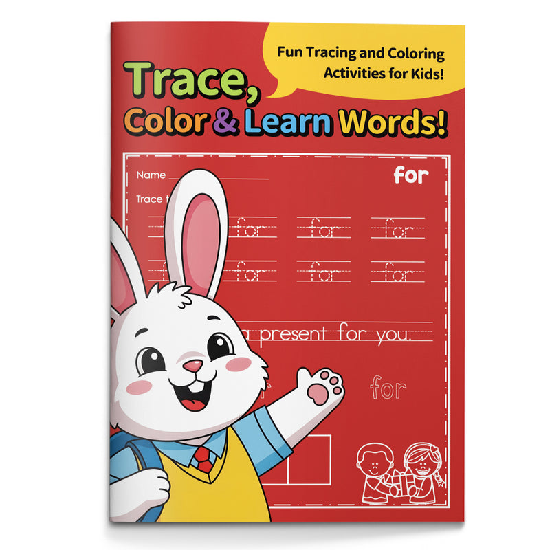 Sight Words Trace Circle Color Build workbook cover