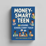 Paperback mockup of teen saving and smart spending guide