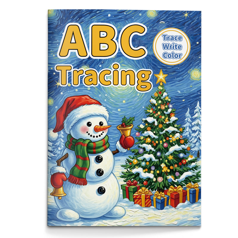 ABC Tracing winter letter practice workbook cover