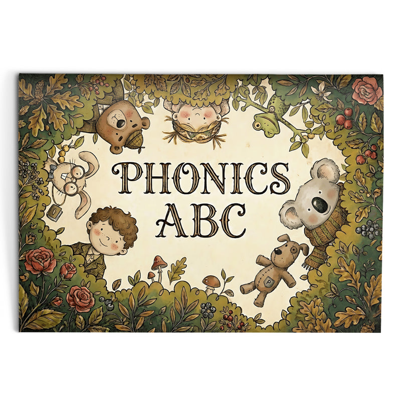 Phonics ABC Trace and Read Letters workbook cover