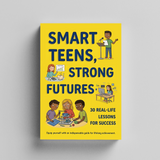 Smart Teens, Strong Futures: Life Skills Guide product image 6 showing printed book details for screen-free reading and learning