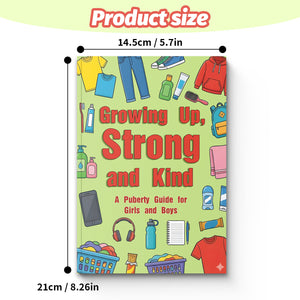 Children's puberty guide for girls and boys about body changes and self-care