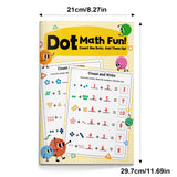 Count the dots math activity book for early number practice and counting skills
