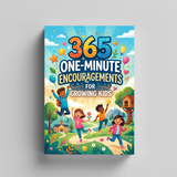365 One-Minute Encouragements for Growing Kids product image 6 showing printed book details for screen-free reading and learning