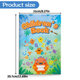 Kids number tracing workbook with number words