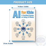 Children's AI book about safe AI use, digital skills, and creative thinking